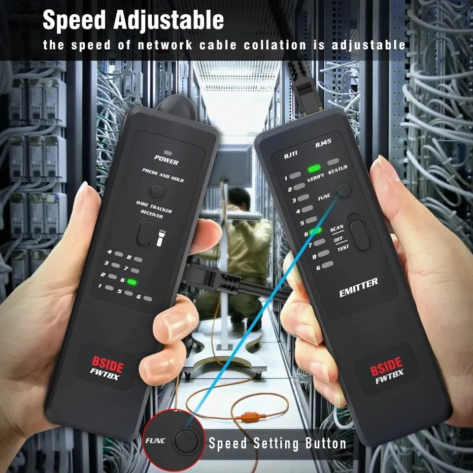 BSIDE Network Cable Tracker Finder Telecom Tool 60V