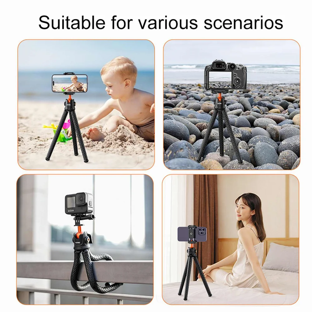Best Portable Tripod For Phone Cell Phone Tripod Stand GooFoto - Main Image