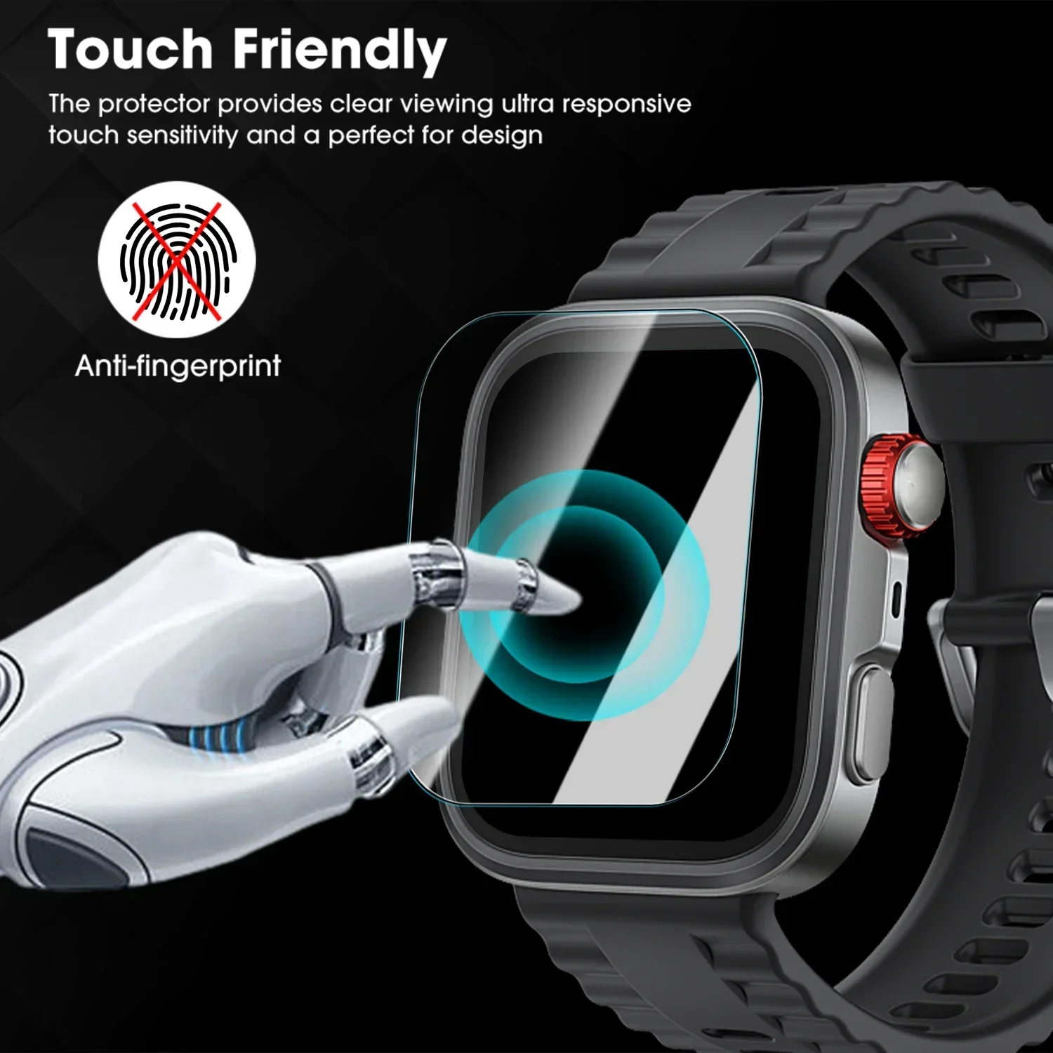 Easy to Install Screen Protectors For Huawei Watch Fit 4Pro Smartwatch Tempered Glass Anti Scratch Glass Films for Fit 4 Pro