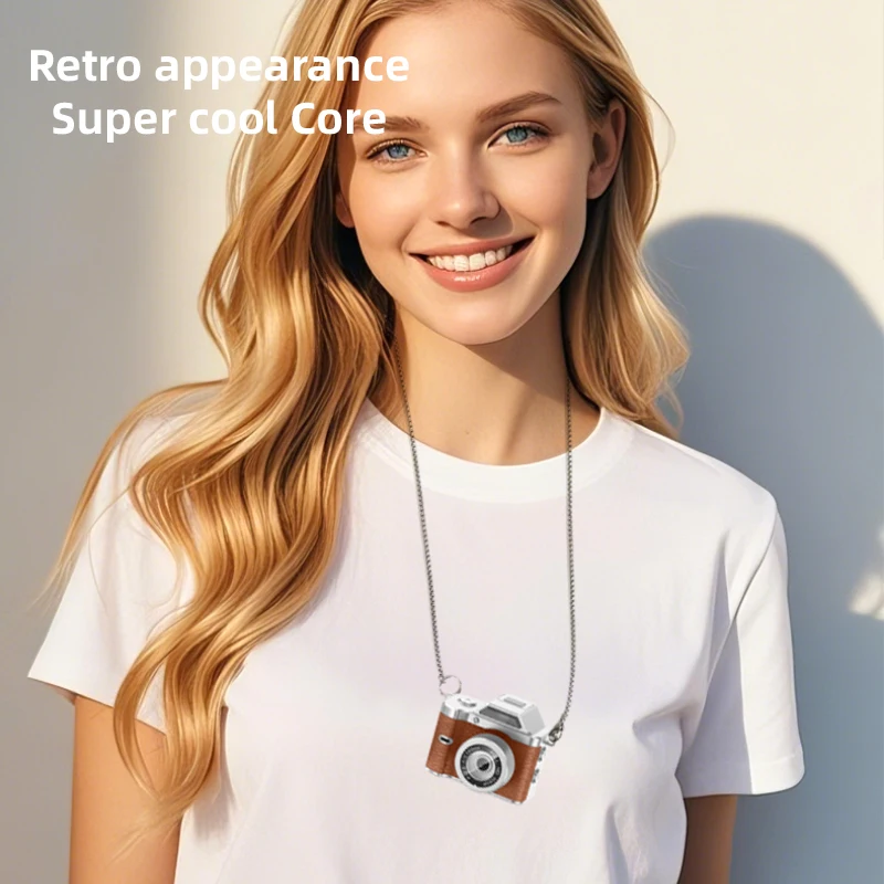 Fotocamera Digitale Tascabile Retrò FHD 2026, Compatta con Flash CCD e Supporto Magnetico, Regalo da Viaggio per Bambini - immagine 5