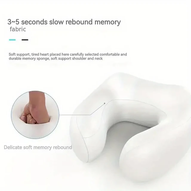 Portable U-Shape Neck Pillow Massage Machine Heat Vibrater Shoulder Neck Muscle Relax Electric Massager Instrument USB Charging 6 Portable U-Shape Neck Pillow Massage Machine Heat Vibrater Shoulder Neck Muscle Relax Electric Massager Instrument USB Charging 6