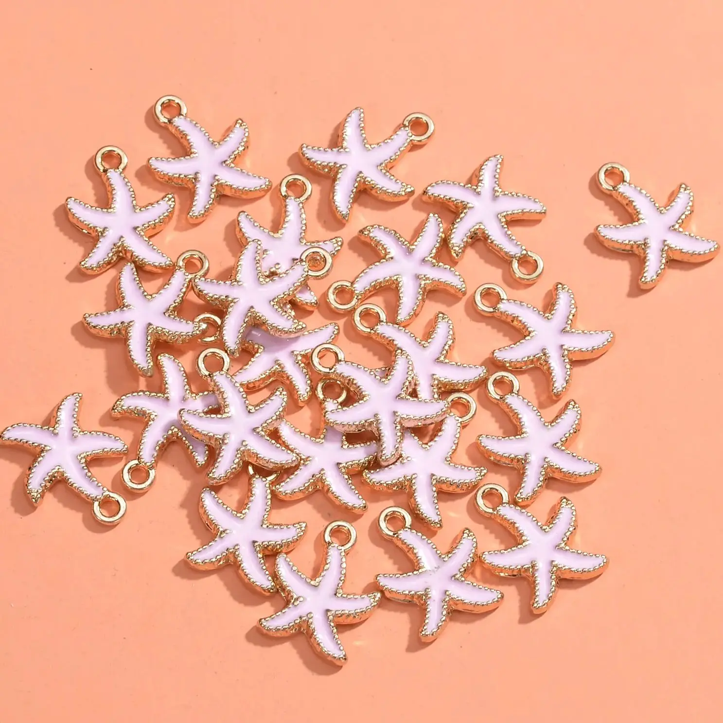 

Marine Creatures Charms Starfish Pendant Handmade DIY Making Findings Necklace Bracelet Jewelry Accessories Wholesale