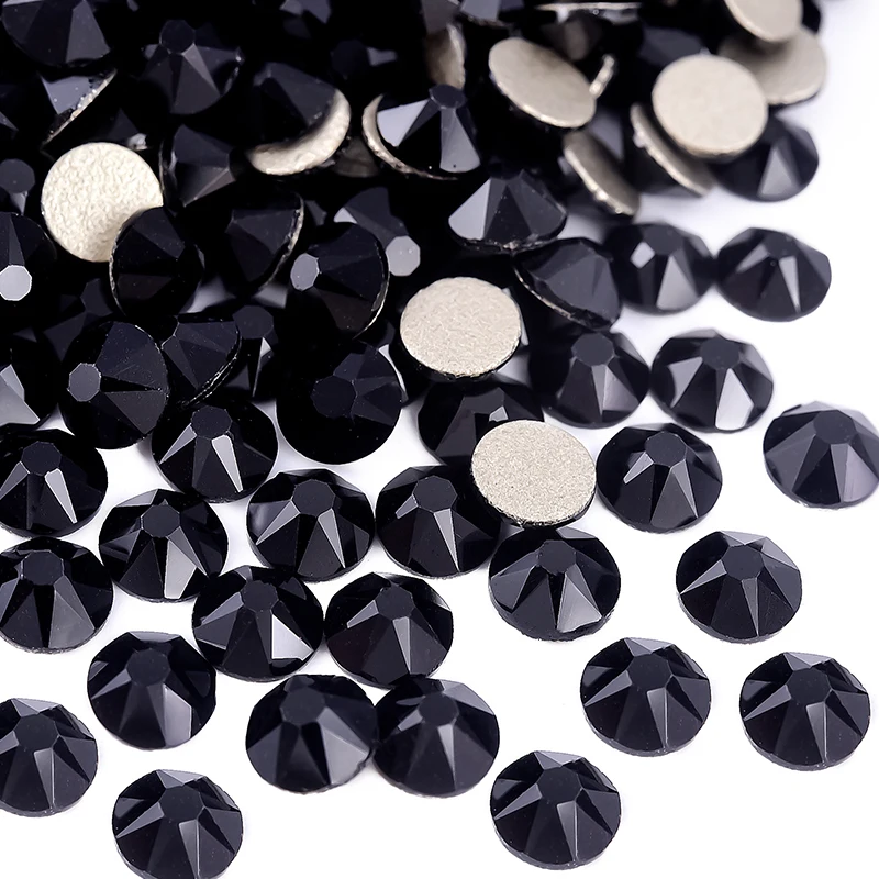 BOBOHOO 2088 Mehrfarbige Kristall-Strasssteine, Nicht-Heißfixierend, Glas-Flatback, 8 Große, 8 Kleine, 16 Schnitte für Kleidung, Taschen, Nagelkunst – Detail 5