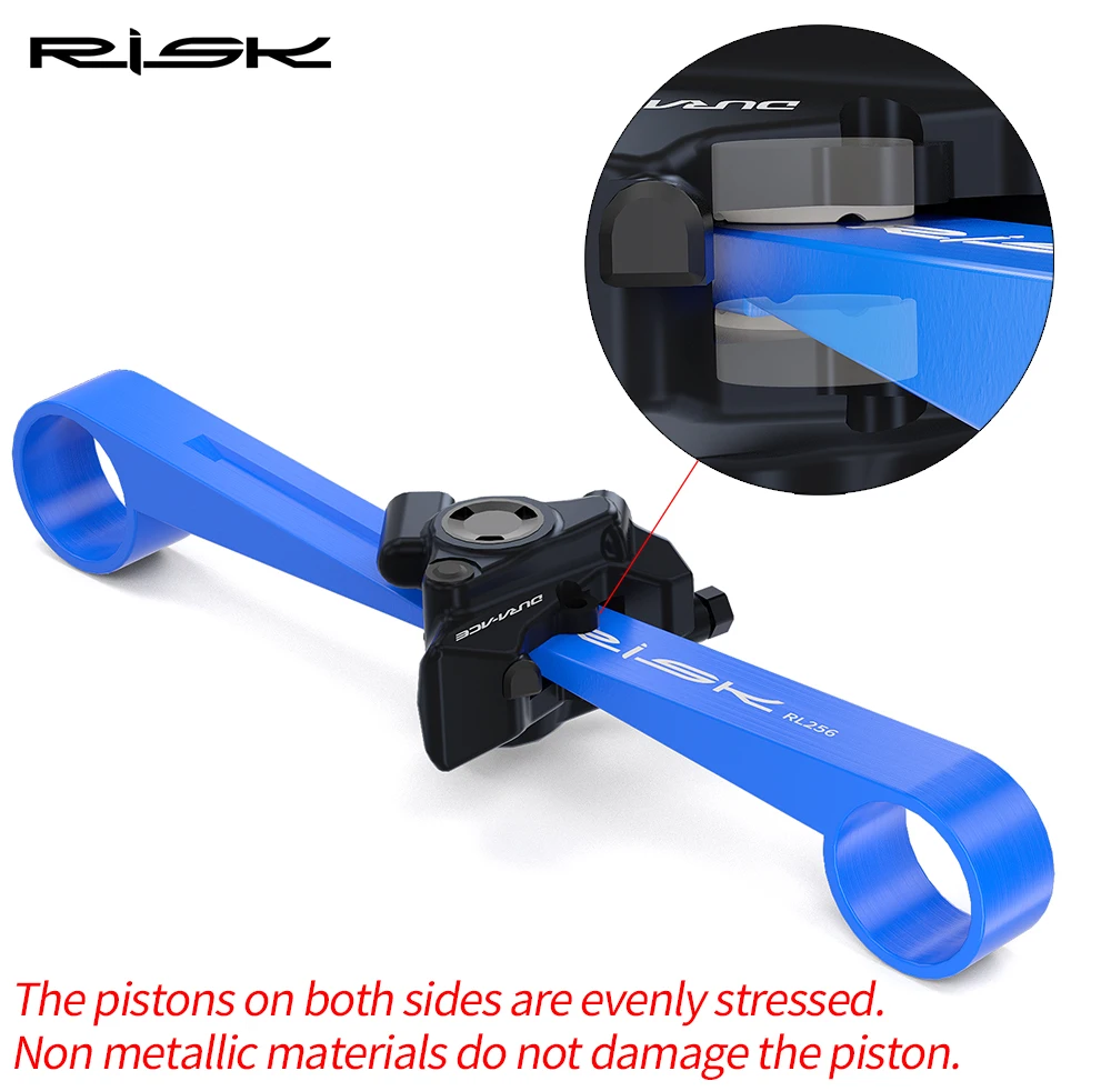 RISIKO hydraulische Scheibenbremse 2 4-Kolben-Reset-Werkzeug, Pressverteiler für Rennrad, MTB, Bremssattel, Resetter, Reparatur von Nylon-Kunststoffwerkzeugen – Detail 3