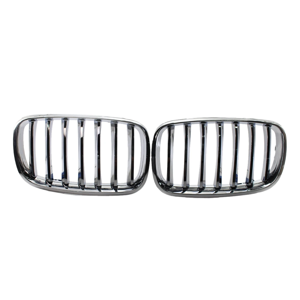 

X5 X6 Grill Front Chrome Bumper Kidney Grille for -BMW X5 E70 X6 E71 2007-2013 51137157687 51137157688