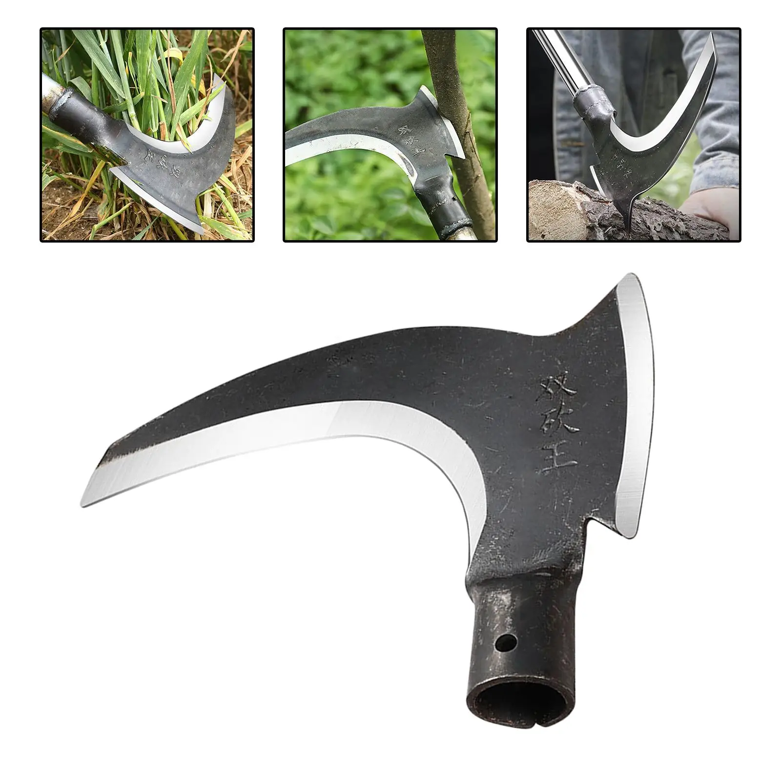 and Sickle Set Handheld Sickle Tool Steel Hatchet Splitting Firewood Chopping