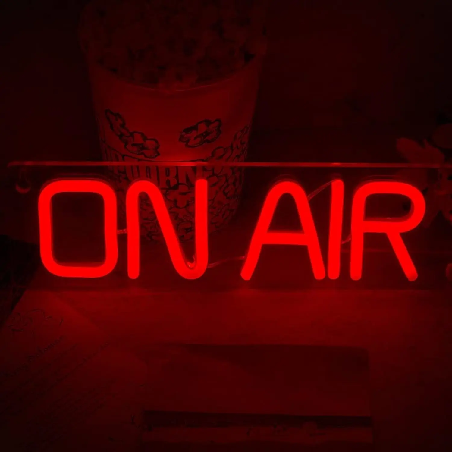 ON AIR neon sign, LED Neon Light Sign, Suitable For Party Wall Decoration, USB Poweredo Suitable For Bedroom Decoration, Gfts