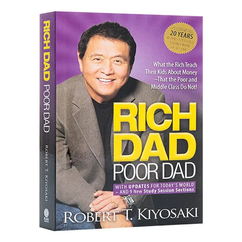 

RICH DAD POOR DAD Robert Toru Kiyosaki Personal Finance Children Books Financial Intelligence Education Book for Adult