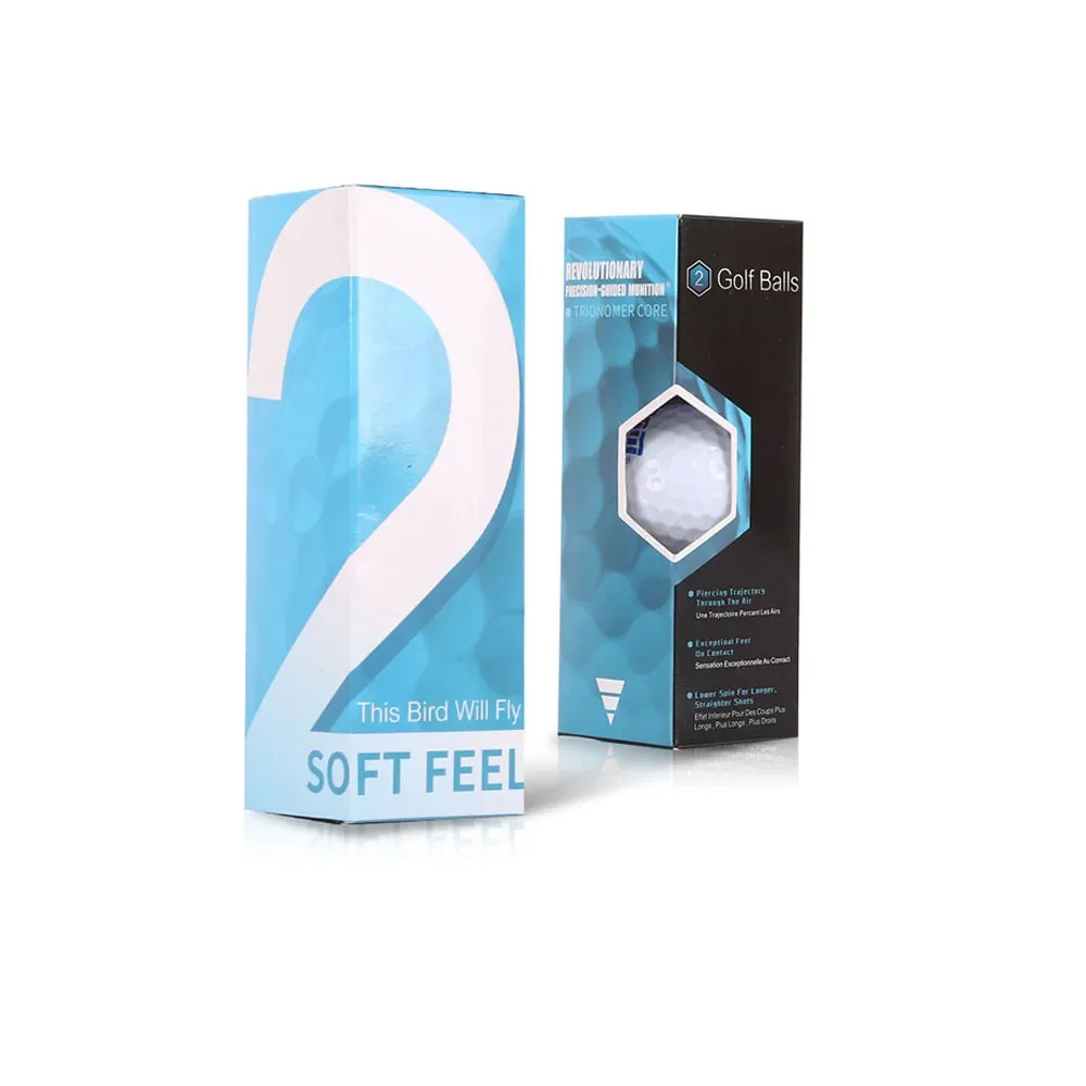 PGM Original Golf Ball Two Piece Match Ball Gift Box Package Golf Ball Set 12pcs Set Game Use Balls Q022 3