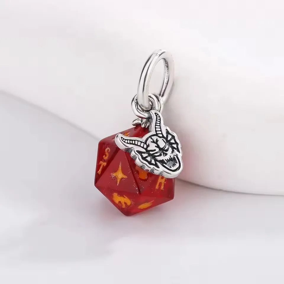 2026 Disney Sparkling Stranger Demodog Demogorgon Dangle Stitch Charm Bead Monster Fit Original Bracelets DIY Jewelry Gifts