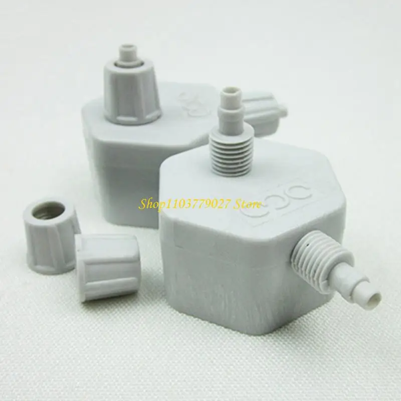 C4DF 수족관 CO2 발생기 빠른 트위스트 플라스틱 병 뚜껑 DIY 이산화탄소 반응기