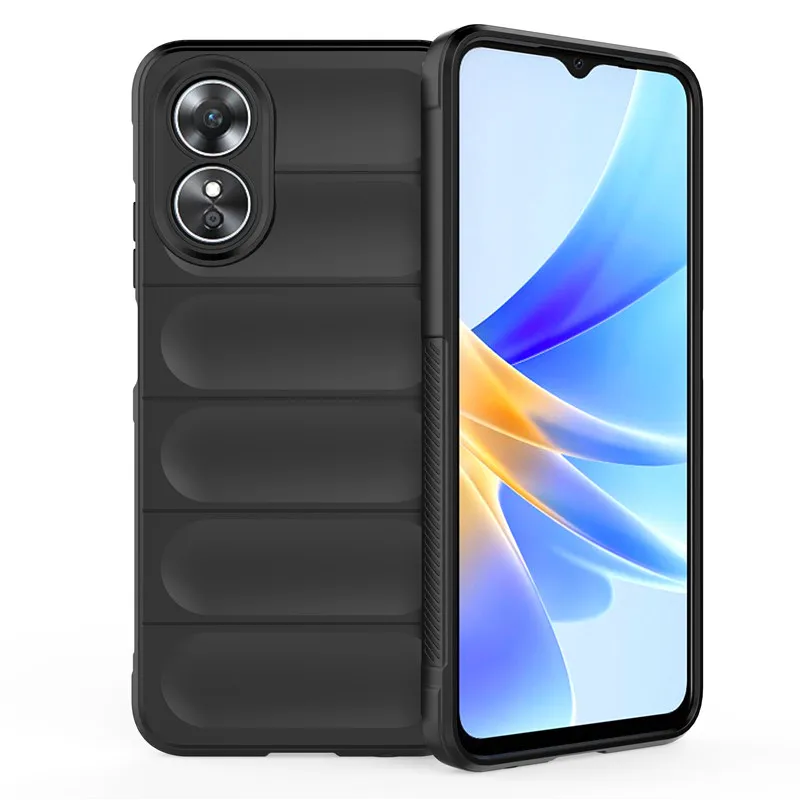 

Чехол для OPPO A17, чехол для OPPO A17, 6,56 дюйма, противоударный резиновый мягкий силиконовый бампер для телефона OPPO A17 A57 A76 A36 4G, чехлы