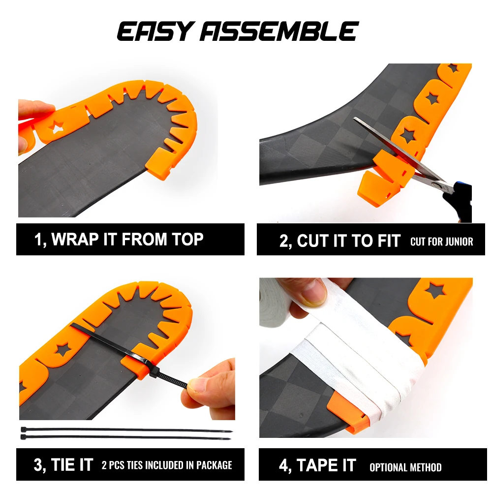 4/8/12pcs Hockey Stick Blade Protector Ice Hockey Accessories PP Material Sticks Training Practice Sports Equipment