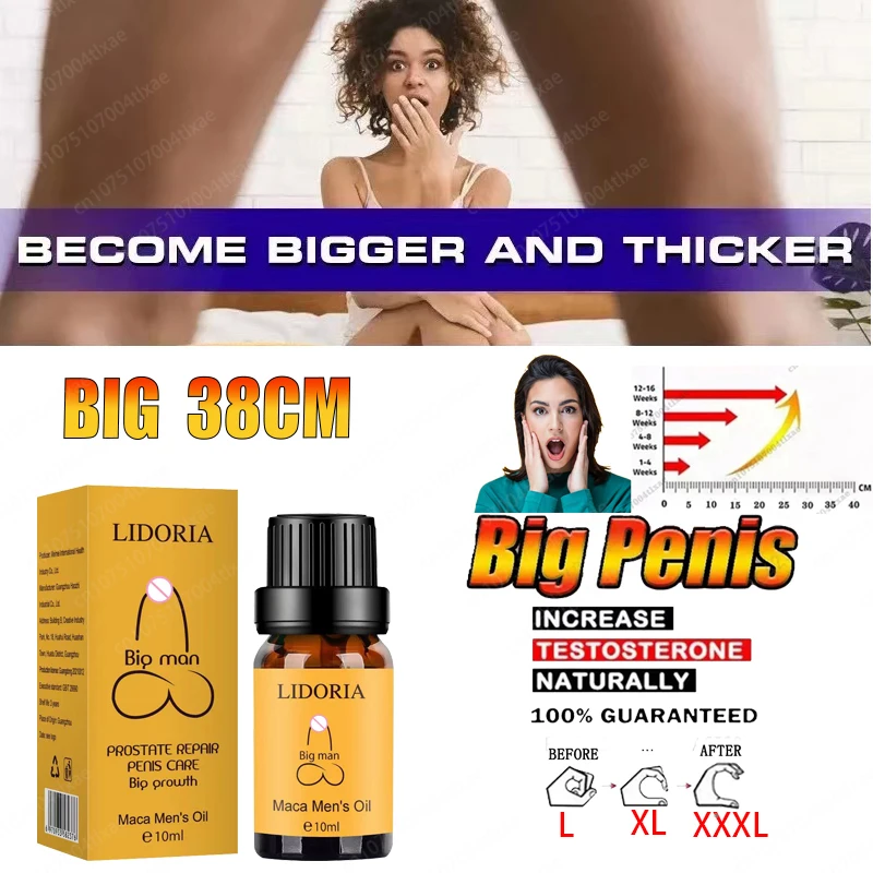 Penies Enlargment Oil Penis Thickening Growth Increase Big Dick Enlarge For Men Enhanced Erection Delay Ejaculation Big Cock Oil