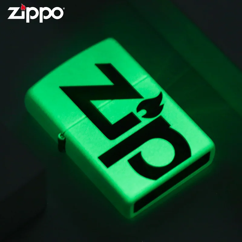 Zippo Lighter Matte Glow In The Dark Collection In Box