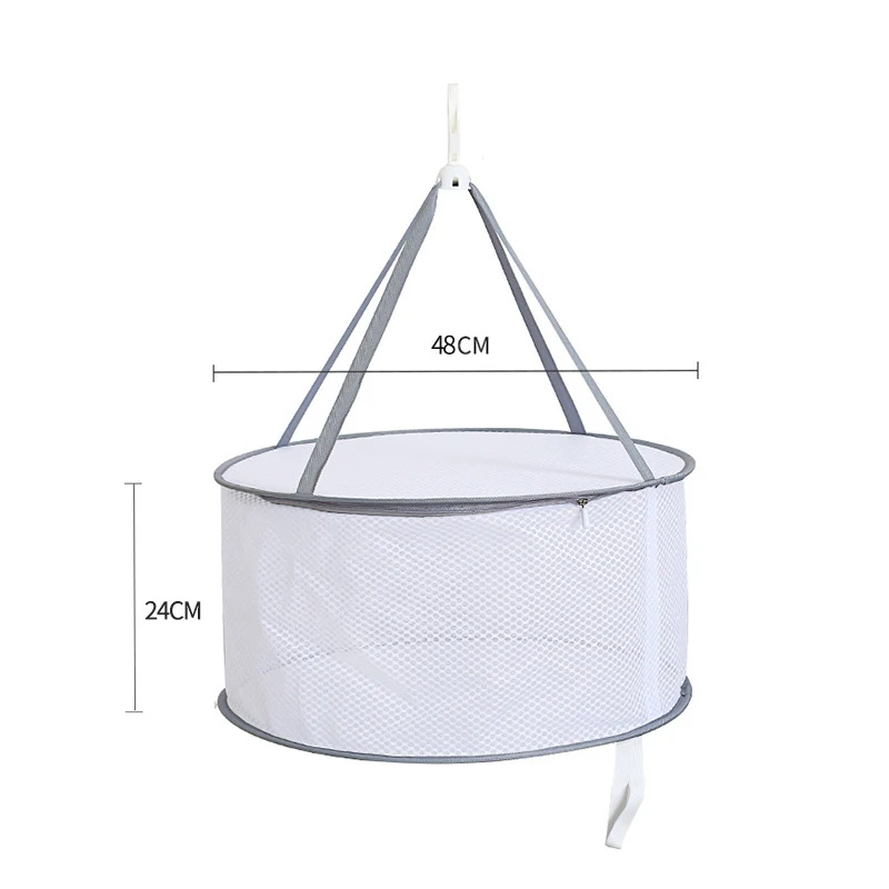 Folding Hanging Anti-deformation Sweater Socks Drying Basket Multi-layer Clothes Drying Net Household Plush Doll Drying Net Mesh 3