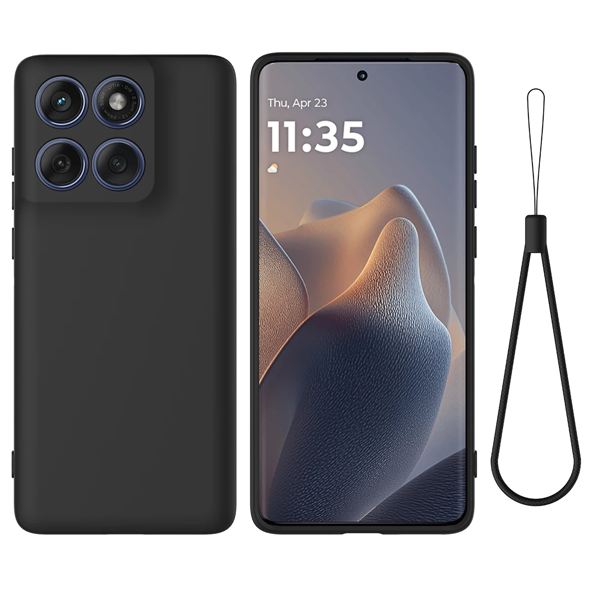 Silicone Skin-friendly Anti-fall Lanyard Case