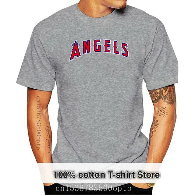 Top Los Angeles Angels Majestic Cotton T Shirt Mens Baseball Tee New Red  M5300 Tshirt Tops Summer Cool Funny T-Shirt Retro - AliExpress