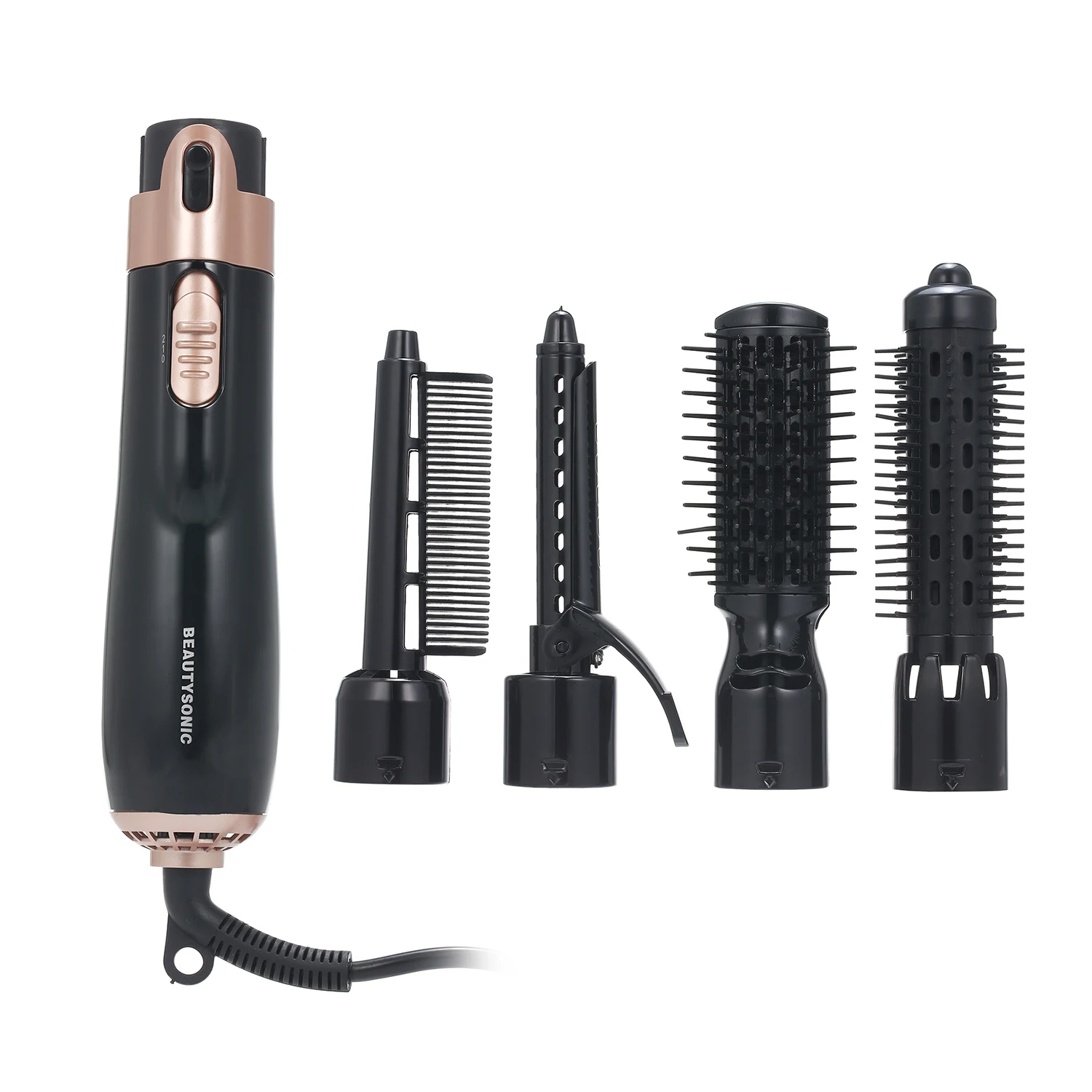 4in1ElectricHairBrushesProfessionalHairStraighteningBrushHair