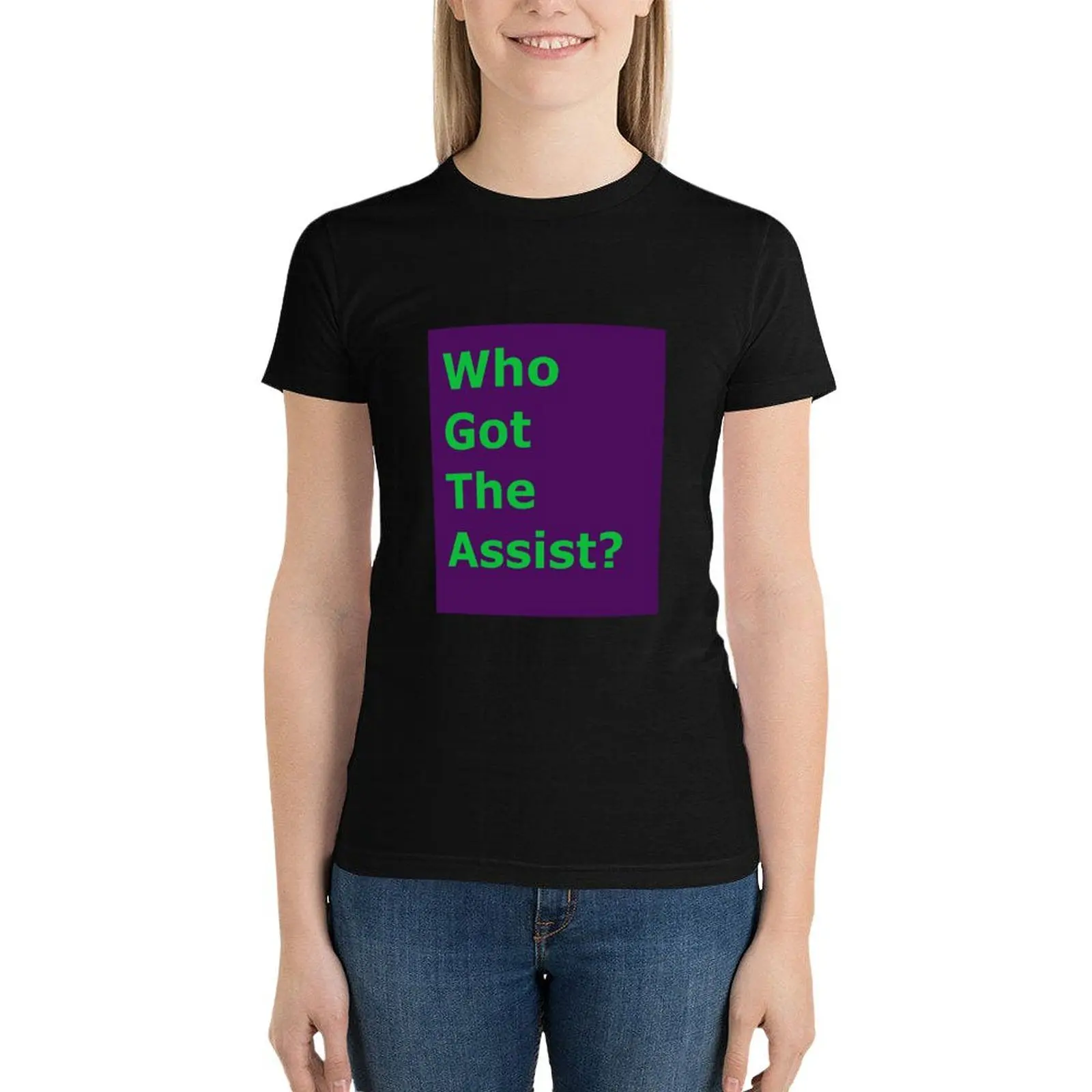 Who Got The Assist - FPL ( Fantasy Premier League ) T-Shirt tees graphics shirts graphic tees funny Women's clothing