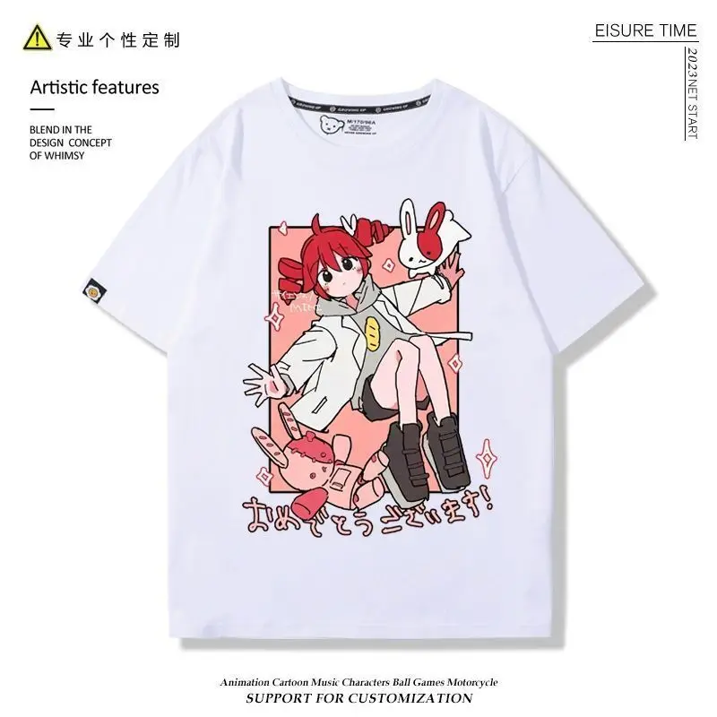 Round White Cotton Anime Printed T-Shirt, Plain at Rs 499 in Kolkata