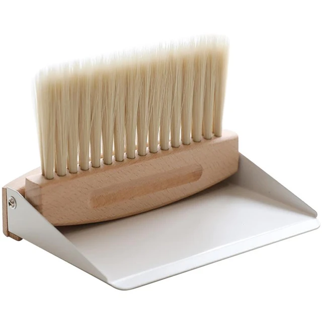 Mini Dustpan and Brush Set Portable Table Top Cleaning Brush and Dustpan  Set Dining Table Crumb Sweeper with Soft Bristles - AliExpress