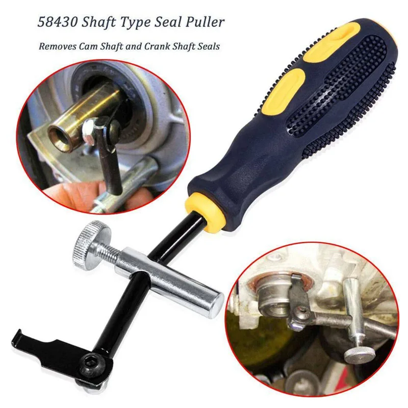 USSKYBOY 58430 Extractor de sellos tipo eje Extractor de sello universal para árboles de levas y sellos de cigüeñal, para la mayoría de automóviles y motocicletas