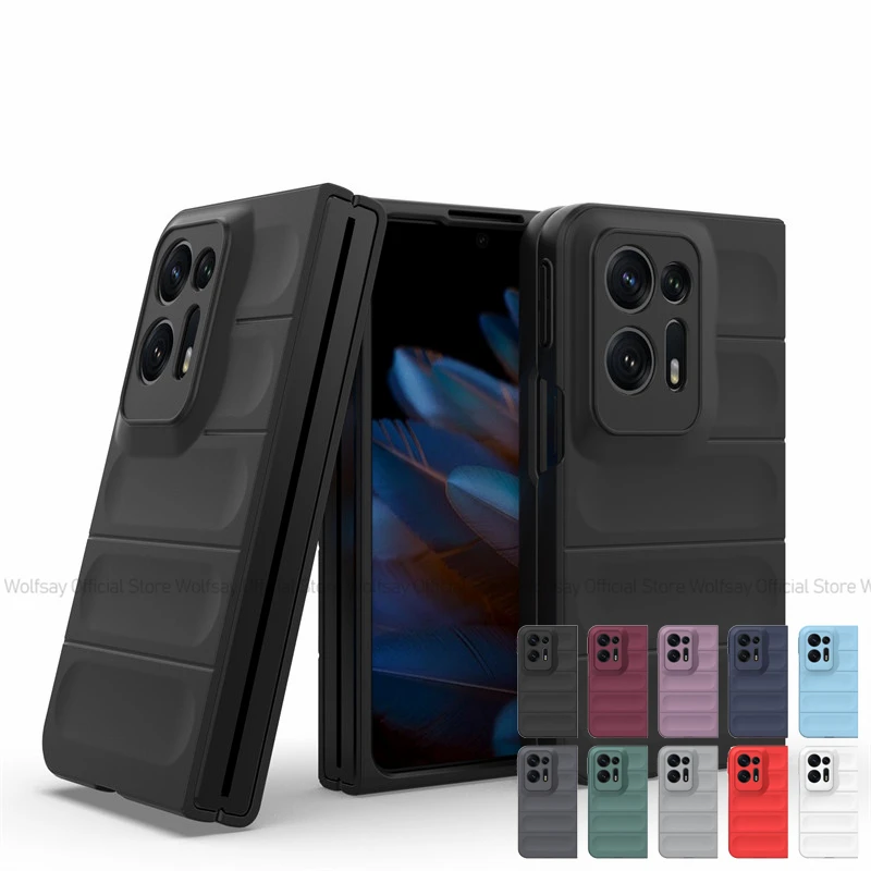 Per Oppo Find N2 Case Oppo Find N2 N3 Flip 5G Cover Luxury Skin Feeling Hard Pc Custodia Protettiva Antiurto Per Telefono Oppo Find N2