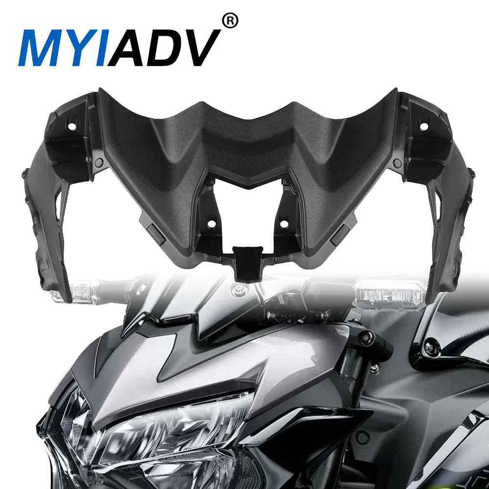 

Motorcycle Front Upper Nose For Kawasaki Z900 2020 2021 2022 2023 Unpainted Headlight Fairing Cowls Head Light Cover Accessories