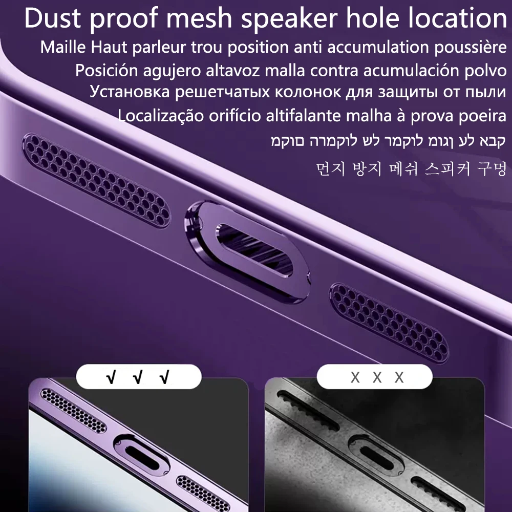 Luxury Wireless Magnetic Clear Acrylic Case with Full Back and Camera Lens Protection