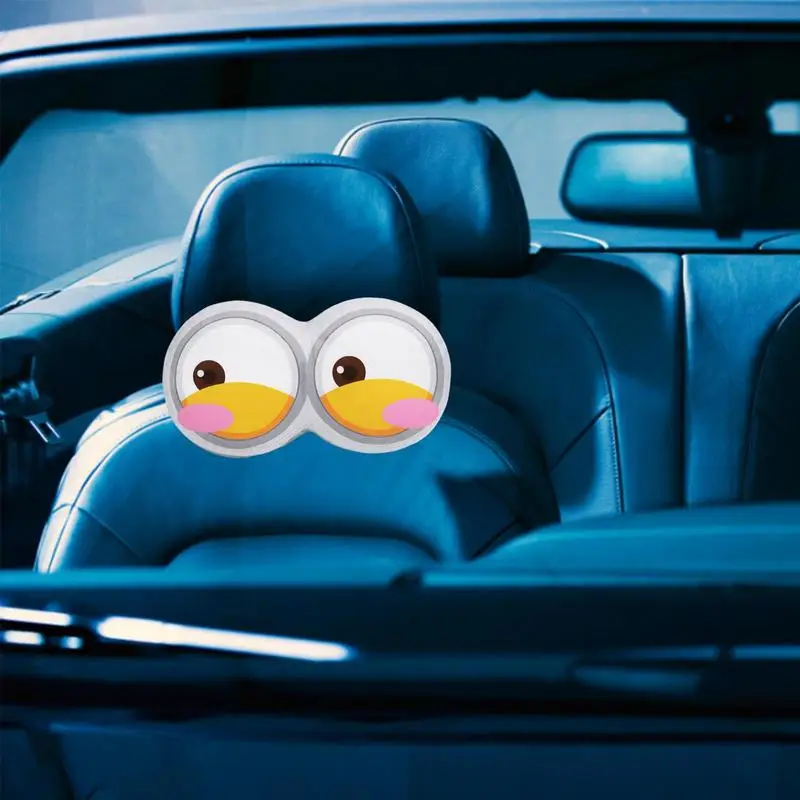 Cute Creative Car Headrest Funny Eyes Car Headrest Adjustable Neck Pillow Auto Padding Funny Eyes Auto Neck Beanbag Pad For Cars