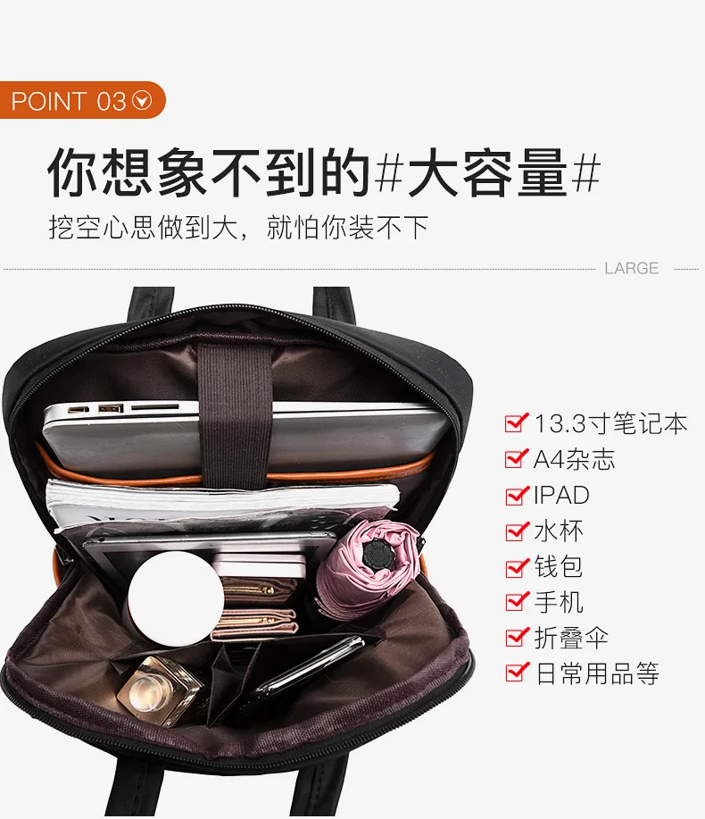 2025 Backpack for Women New Oxford Cloth Travel Bag for Leisure Large Capacity Computer Bag for Man Backpack for Wholesale