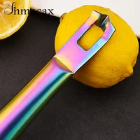 Lemon Peeler Stainless Steel Lemon Zester Grater Lime Orange Citrus Fruit Grater Peeling Knife Kitchen Bar Tools Accessories 5