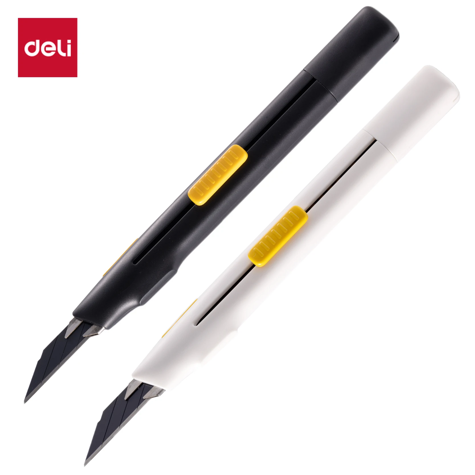 델리 안티스웨이 접이식 셀프락킹 유틸리티 나이프 종이 커터 아트 나이프 (사무용품)