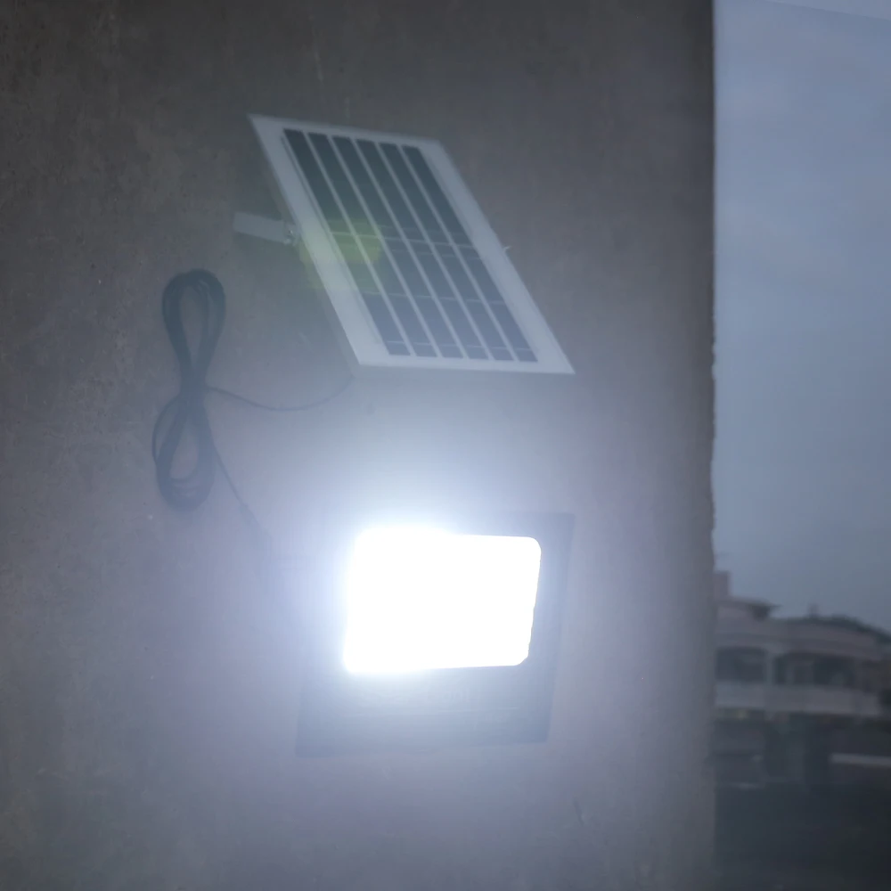 LED Solar Light Flood Lights Outdoor Solar Reflector Spotlights 50w 100w 200w 300w 500w With Remote Control For Garden Street 5