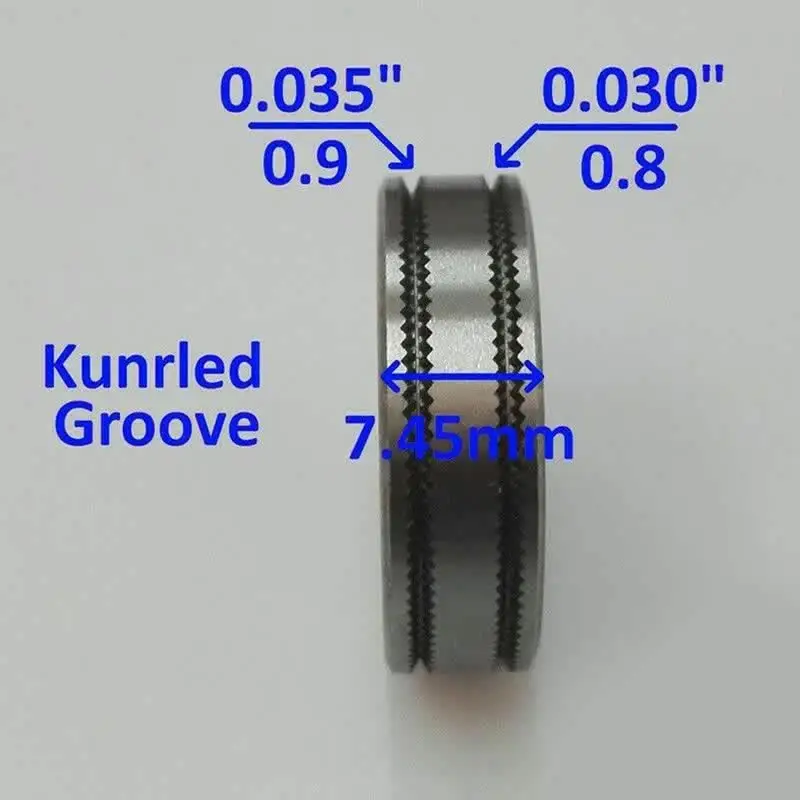 Rullo Per Filo Saldatura Mig 30x10 Mm | Scanalatura A V, U O Zigrinata Per Fili Da 0.6 A 1.6 Mm