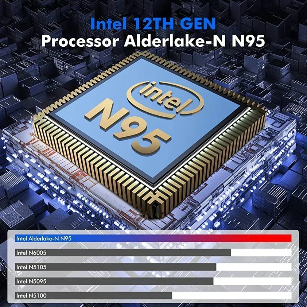 Greatium Gaming Laptops Netbook Office School Notebooks Windows 11 15.6" Intel 12th Gen N95 16GB DDR4 1TB M.2 WiFi HDMI USB 2