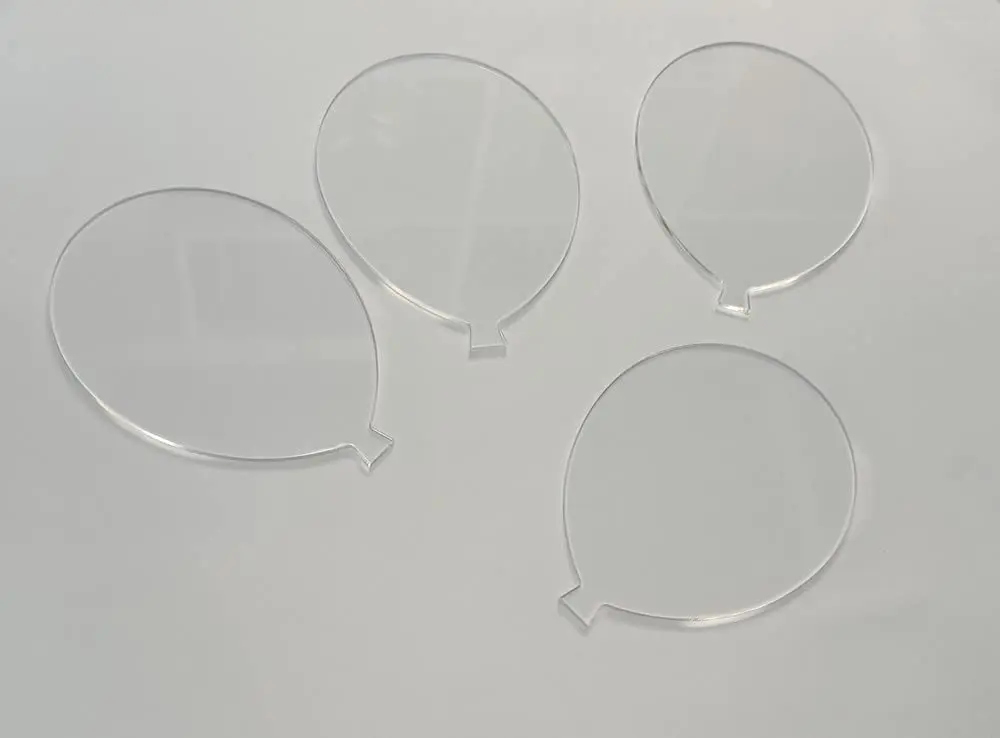 Balloon Acrylic Birth Milestone Blanks DIY Milestone Balloons for Baby Photo Props Baby Shower Baby Gift Keepsake Wedding Decor place card holders acrylic sign holders