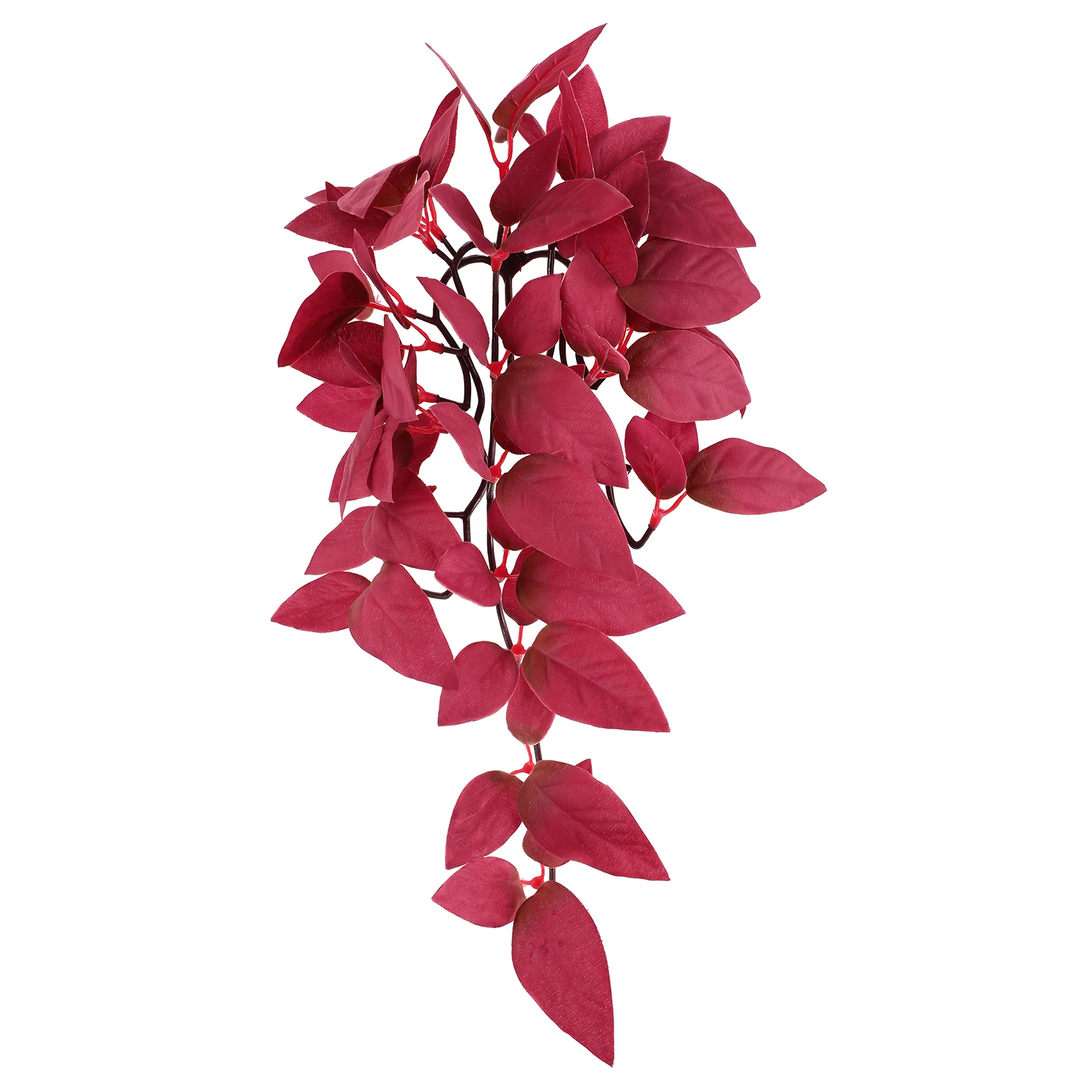 

Simulation Plant Lifelike Reptiles Rattan Leaves Artificial Water Plant Aquarium Rattan Ornament Fish Tank Landscape Decoration