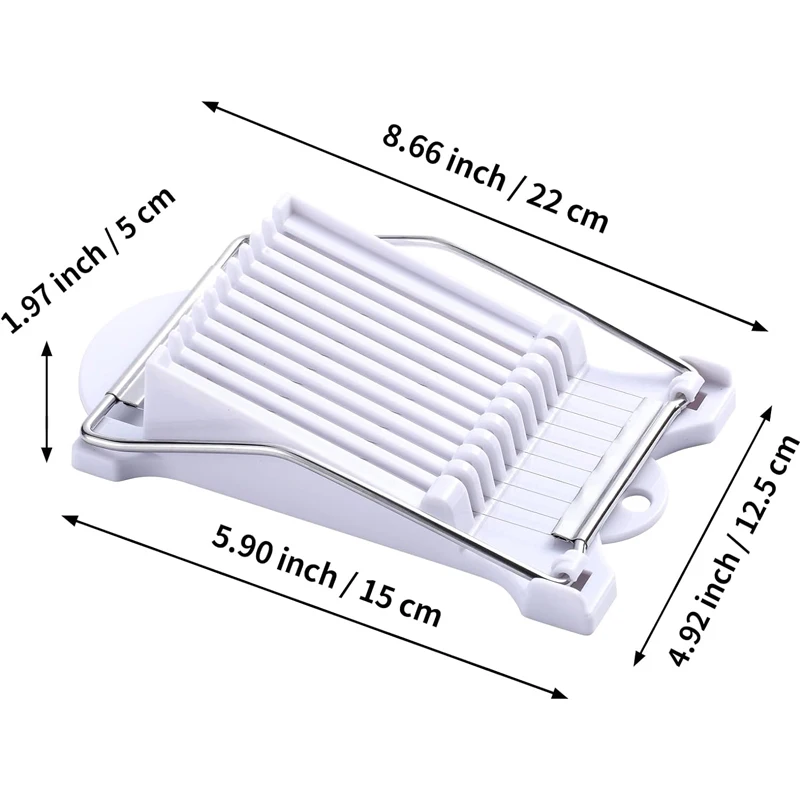 Lunch Meat Slicer Multifunctional Stainless Steel Ham Fruit Vegetable Egg Cheese Kitchen Gadget