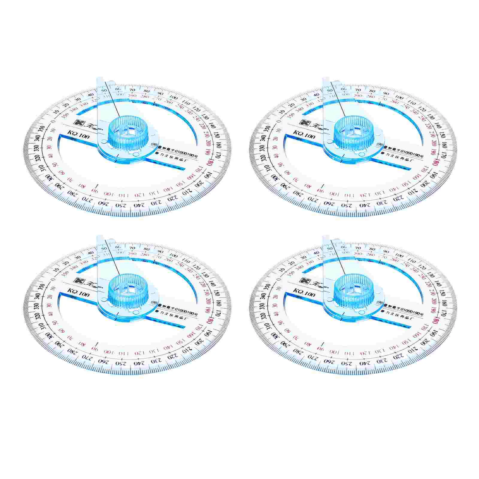 цена Circle Protractor Portable Measuring Ruler Degree Protractor Drafting Tool Geometric Ruler For School Architecture