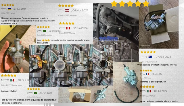 Carburatore PZ27 Per Moto 100cc-200cc - Per Dirtbike, Go Kart, ATV - Foto 5