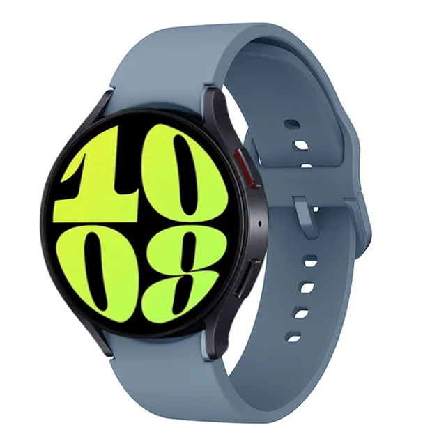Universal Silicone Smartwatch Bracelet, 20mm/22mm Adjustable Strap