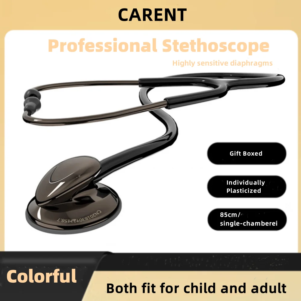 Dual Head Stethoscope Medical Stethoscope Carent Universal Professional Cardiology Stethoscopes Medical Stethoscopes Dual Fetal Heart Medical Equipment Health Care