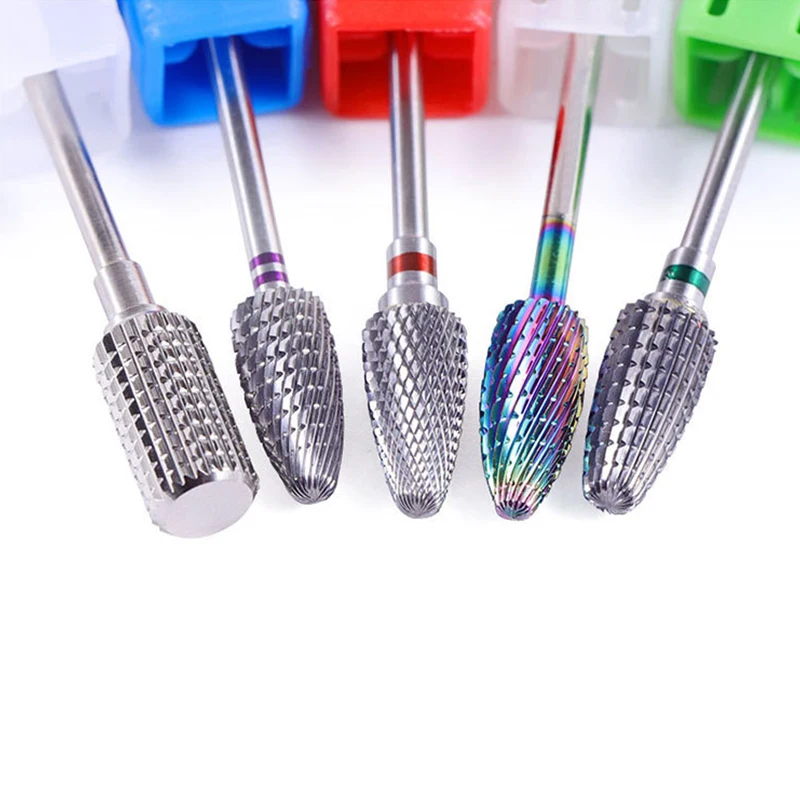 

Mini Tungsten Nail Drill Bit Manicure Drill Bits Milling Cutter Head Nail Files Buffer Grinding Head Nail Polishing Head TIANMI