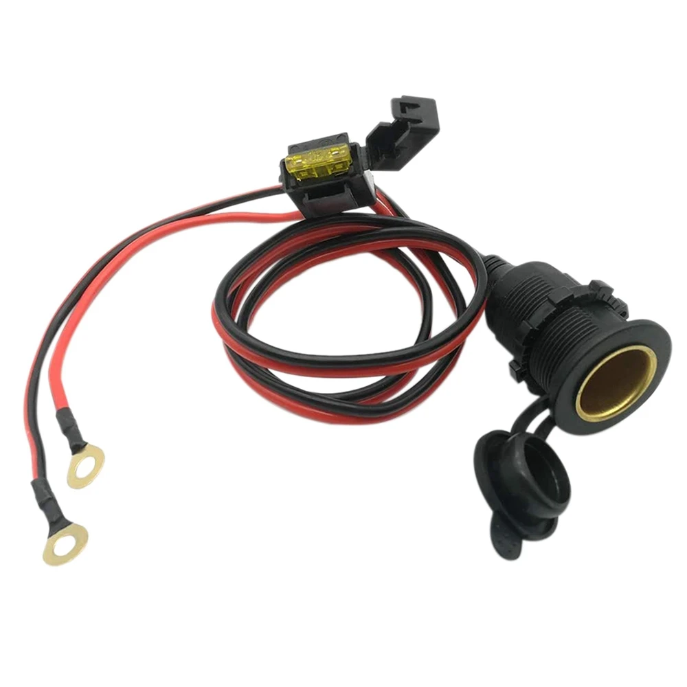 Car Cigarette Lighter Socket 1 M 14 AWG Cigarette Lighter Connection