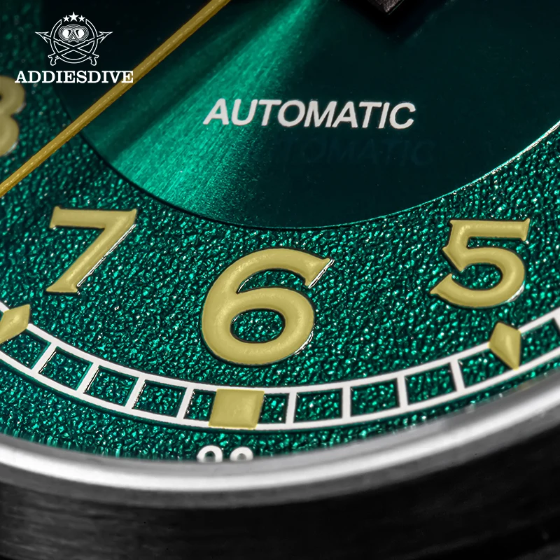ADDIESDIVE NH35 Sapphire Automatic Watch 39mm Fashion Stainless Steel Mechanical Watches Super Luminous 200m Dive Men WristWatch
