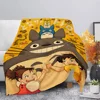 Cartoon Printed Blanket Picnic Blankets Warm Blanket Soft and Comfortable Blanket T-TotoroS Home Travel Birthday Gift 6