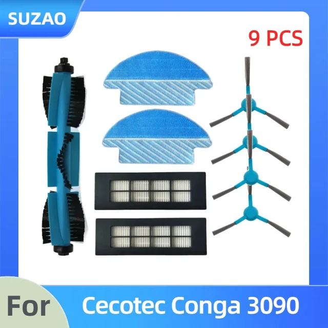 KIT accesorios de recambio para Cecotec Conga 3090 ( 4 uds filtros