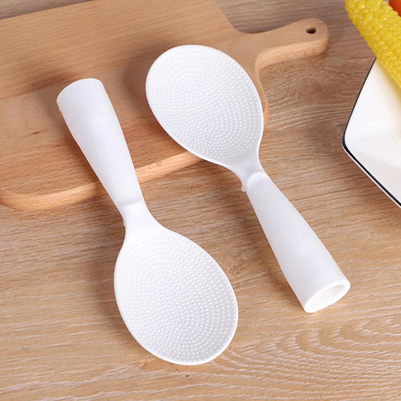 Rice Scoop Stand-up Non-stick Rice Spoon Plastic Cooker Spoon PP Shovel Cooking Ladle Kitchen Utensils